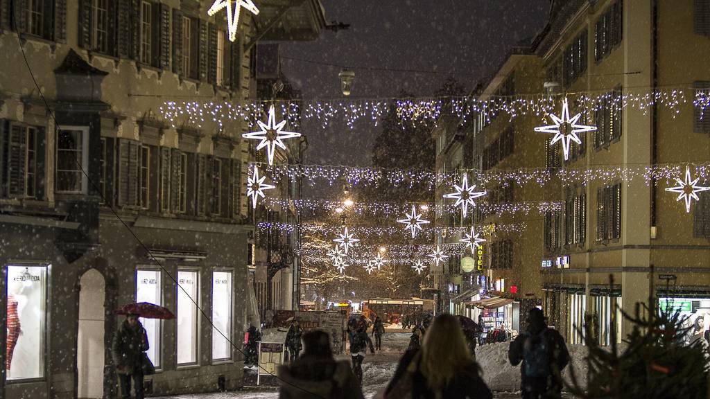 Die weihnachtliche Poststrasse in Chur - Foto: Chur Tourismus