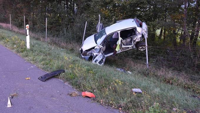 Schwerer Doppelunfall auf A13