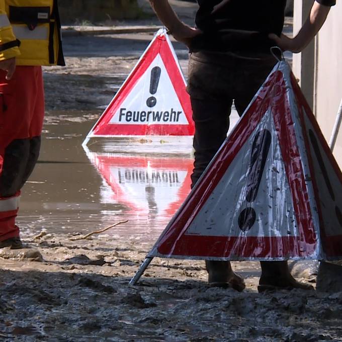 Gewitter verschärft die Hochwassersituation am Bodensee