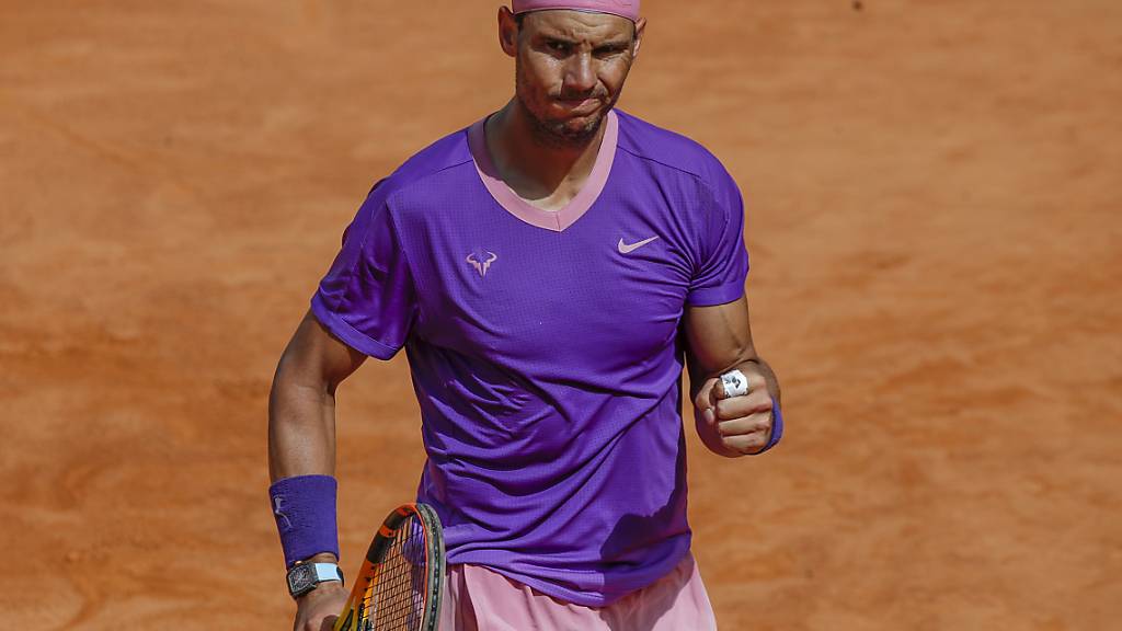 Rafael Nadal ballt in Rom nach fast dreieinhalb Stunden die Siegerfaust