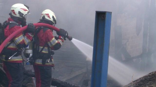 Bauernhaus-Brand in Limpach