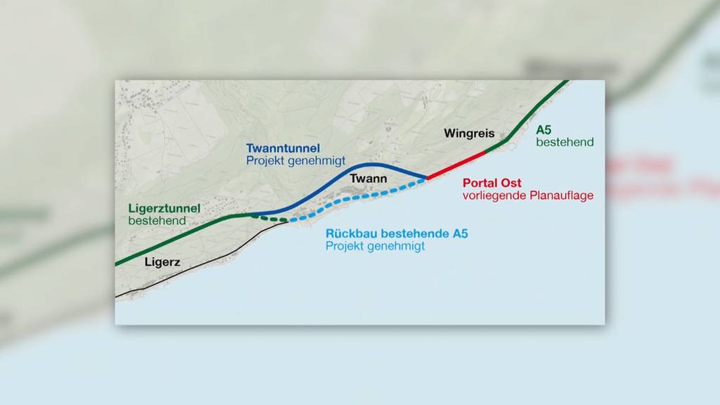 Krach am Bielersee: Geplanter Tunnel in Twann stösst auf Widerstand