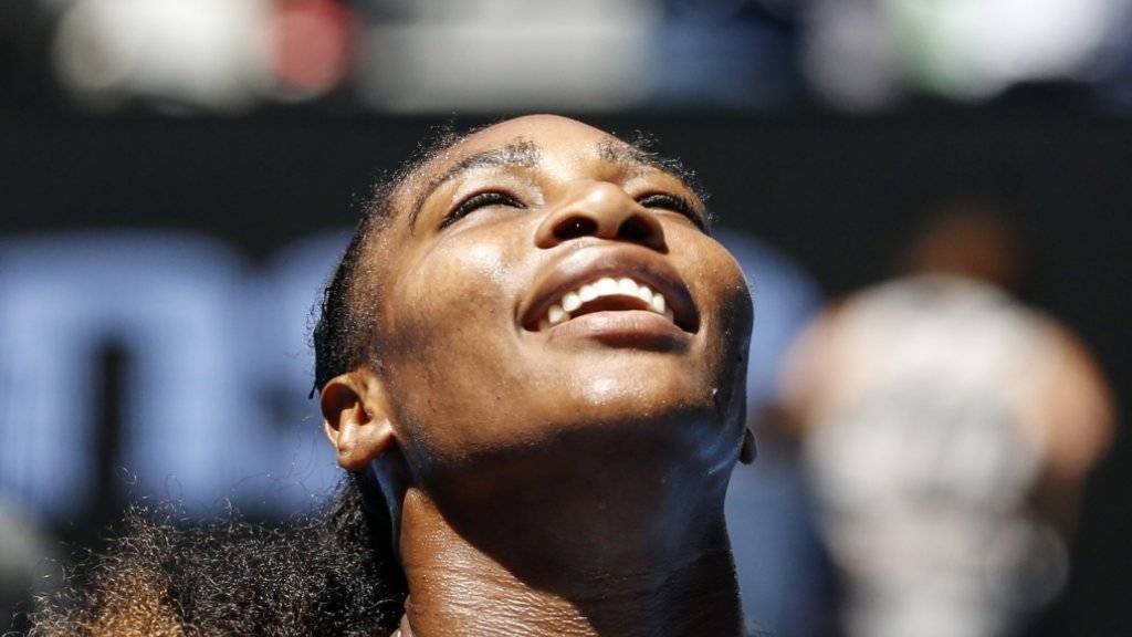 Keine Hilfe von oben nötig: Serena Williams dominiert am Australian Open wie in früheren Zeiten