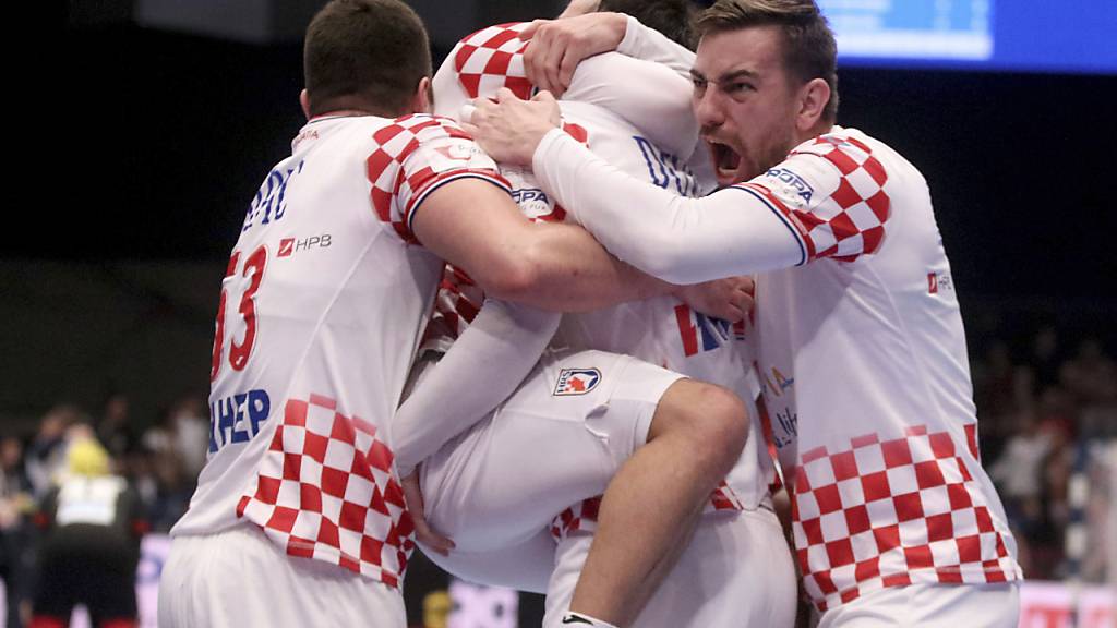 Kroatiens Handballer bleiben an der Europameisterschaft im Hoch