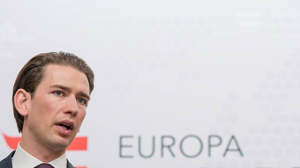 Österreichs Aussenminister Sebastian Kurz möchte «Teile des australischen Modells» bei der Asylpolitik für die EU übernehmen und Bootsflüchtlinge nicht mehr nach Europa lassen. (Archivbild)