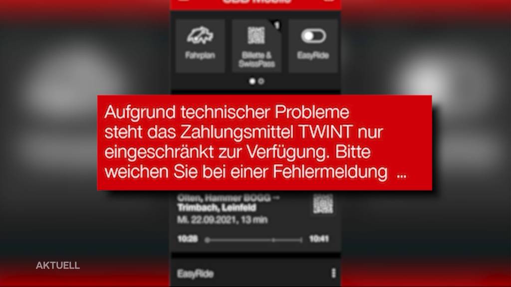 Softwareproblem: Oltnerin wegen «hängen» gebliebenem Ticket gebüsst