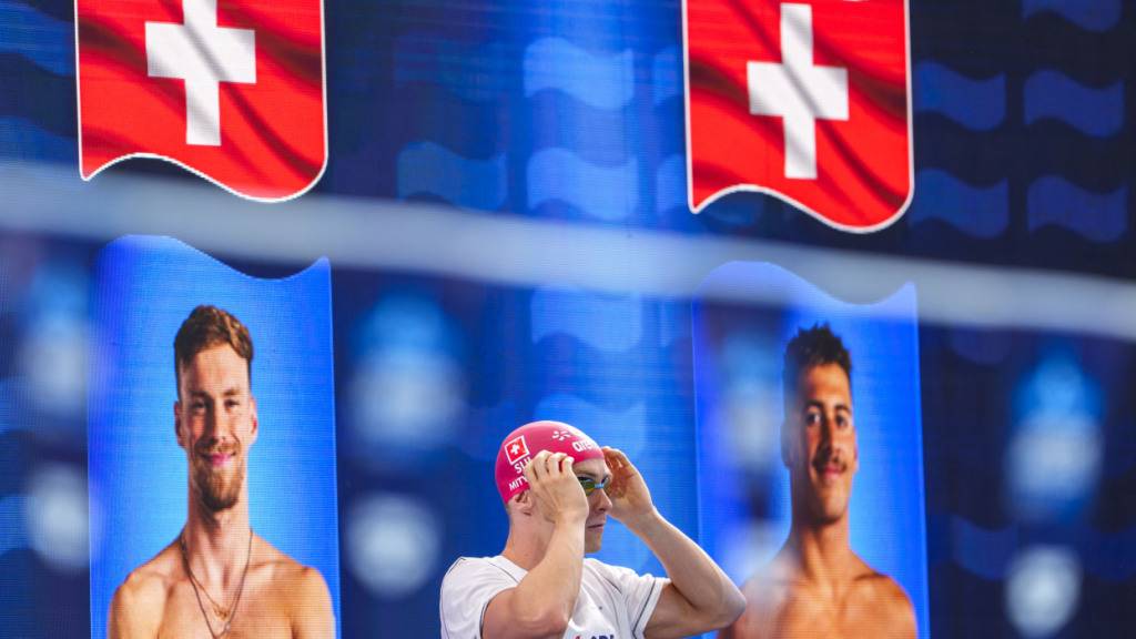 Roman Mityukov und Flavio Bucca (rechts) stehen im EM-Final über 200 m Rücken