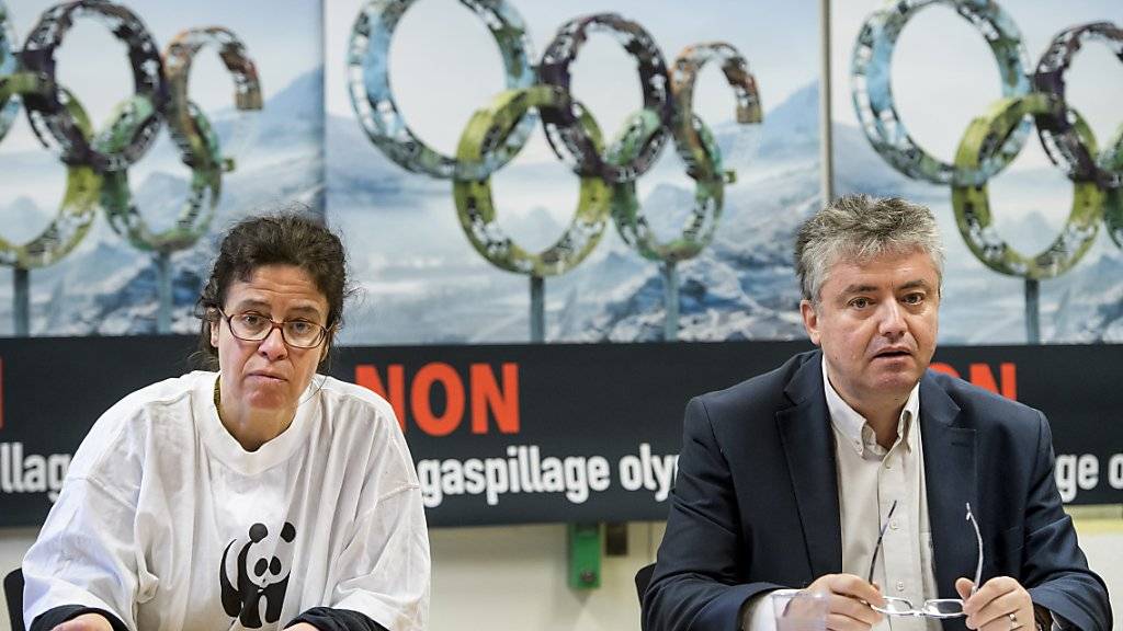 Das Walliser Komitee gegen die Kandidatur für die olympischen Winterspiele 2026 warnt vor den Kosten.