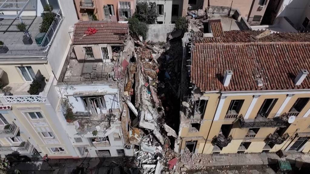 Haus eingestürzt: Sechs Tote nach schwerer Explosion in Athen