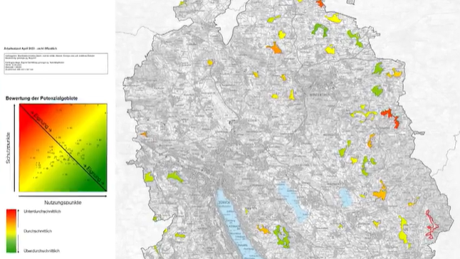 Geheime Karte zeigt neue Windkraftgebiete im Kanton Zürich