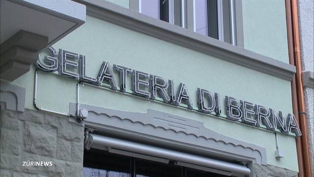 Gelateria in Wiedikon von Vandalen versprayt