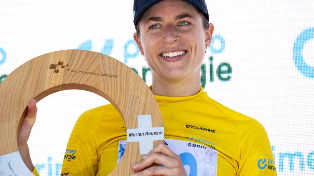 Wie bei ihrem Sieg an der Tour de Suisse wieder in Gelb unterwegs: Marlen Reusser