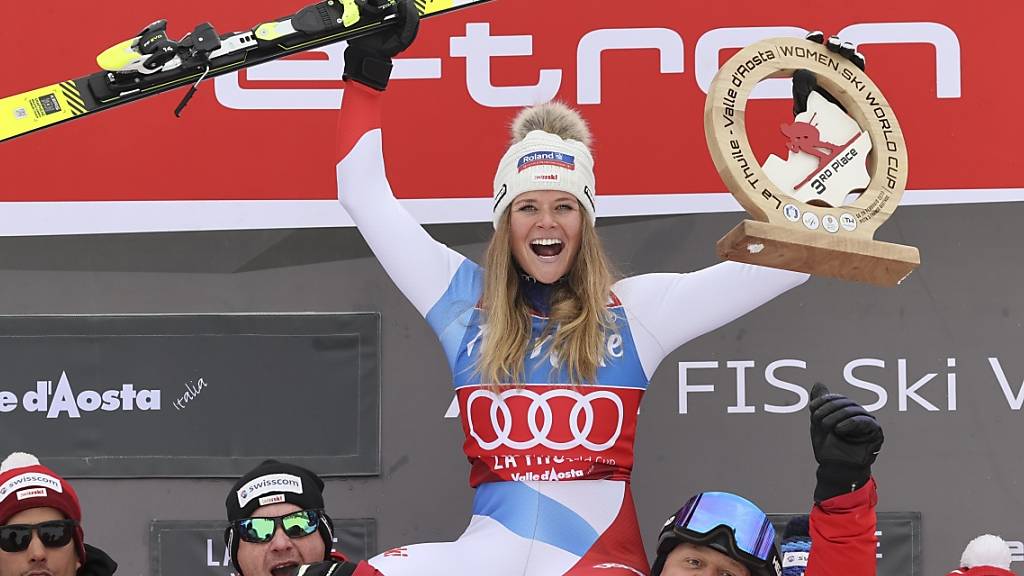 Corinne Suter und die Schweizer Skifahrer hatten 2020 viel zu Grund zum Jubeln