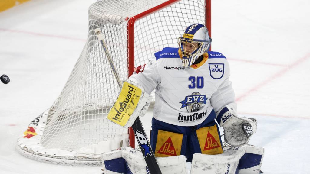 Bleibt dem EV Zug bis Frühling 2030 erhalten: Goalie Leonardo Genoni