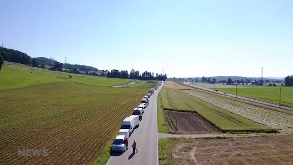 Protest-Konvoi: Marktfahrer wollen wieder arbeiten