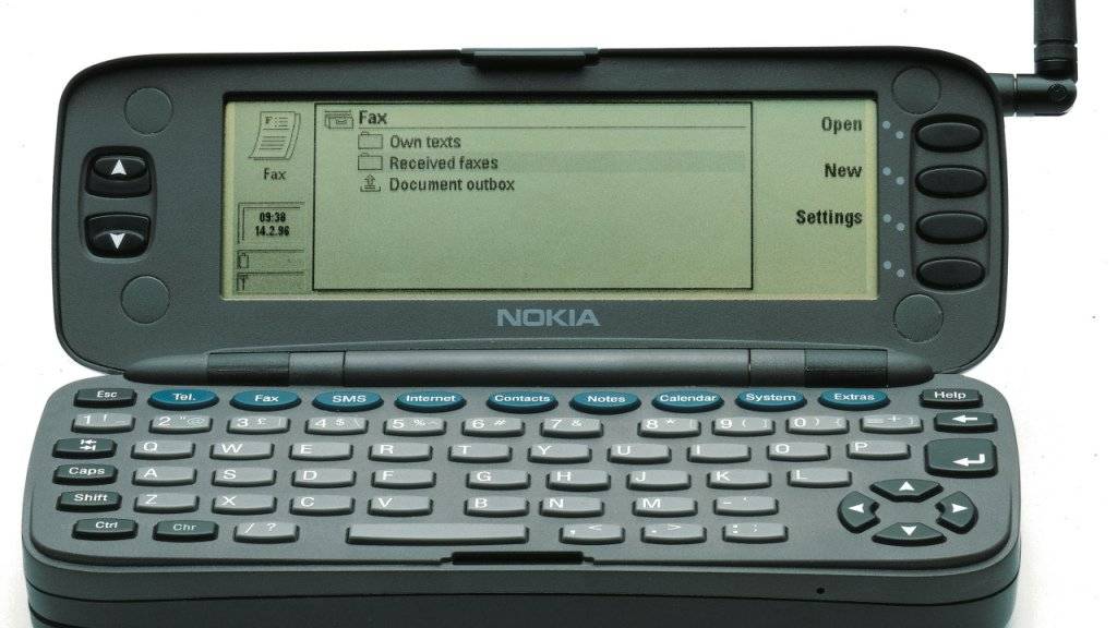 Nokia Communicator 9000: Heute vor genau 20 Jahren kam das erste Smartphone der Welt in die Läden (Archiv).