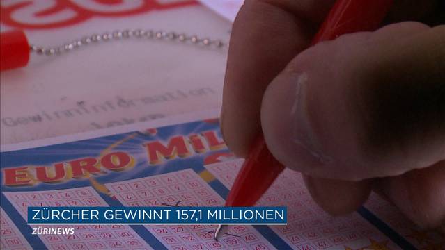 Zürcher gewinnt 157,1 Millionen