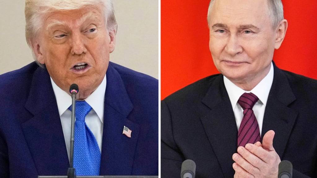 ARCHIV - US-Präsident Donald Trump (l) und Russlands Präsident Wladimir Putin. Foto: Brandon/Bednyakov/AP/dpa