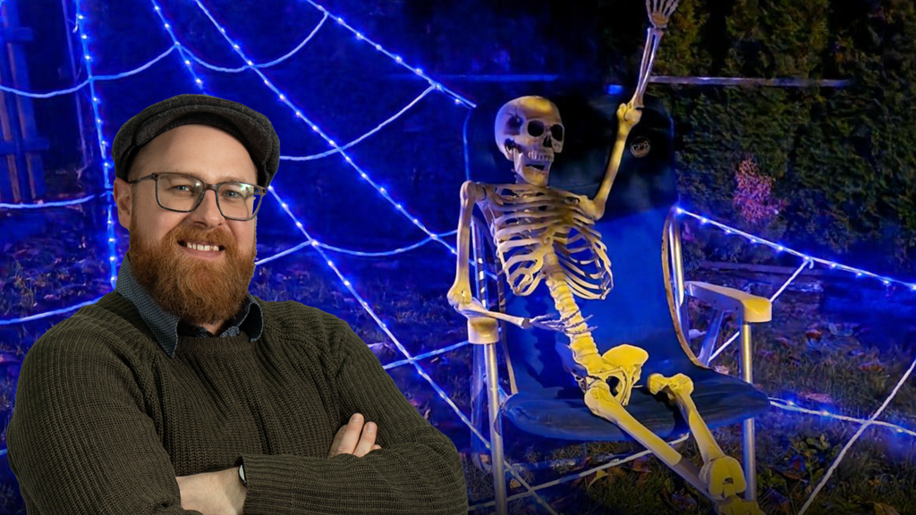 Garten von Moderator Florian Michel wird zum Gruselparadies