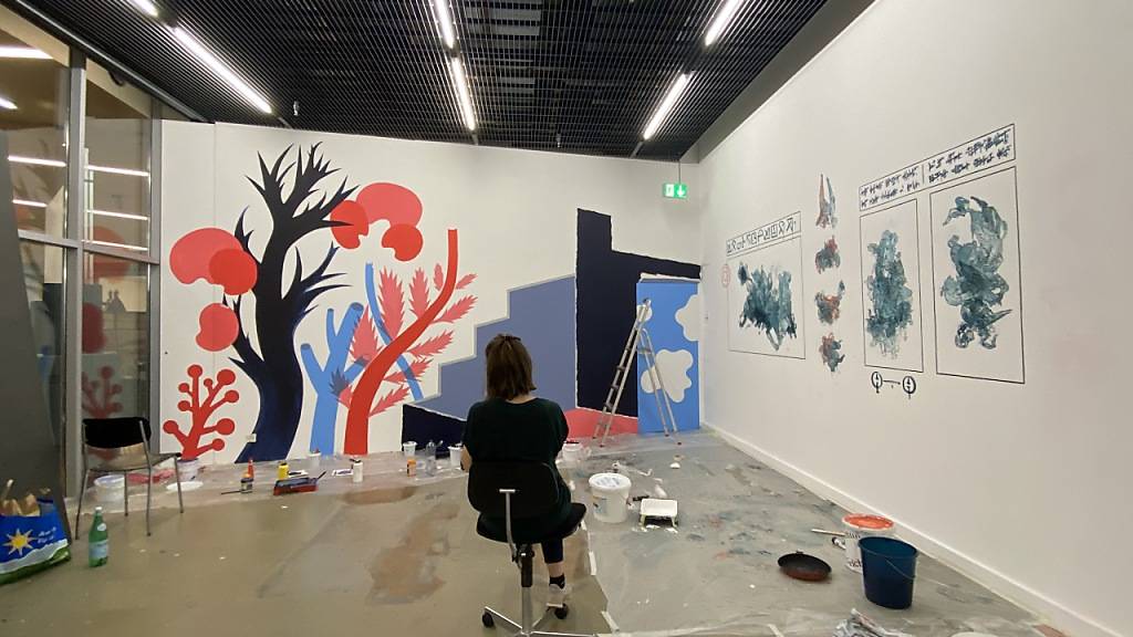 Kunsthalle Luzern stellt Wände für Illustrationen zur Verfügung