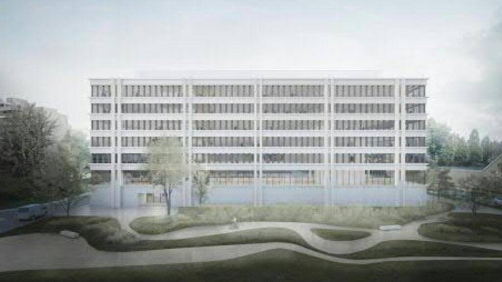 «Offenes und transparentes Erscheinungsbild»: So umschreibt der Regierungsrat das Aussehen des neuen Polizeigebäudes in Aarau.
