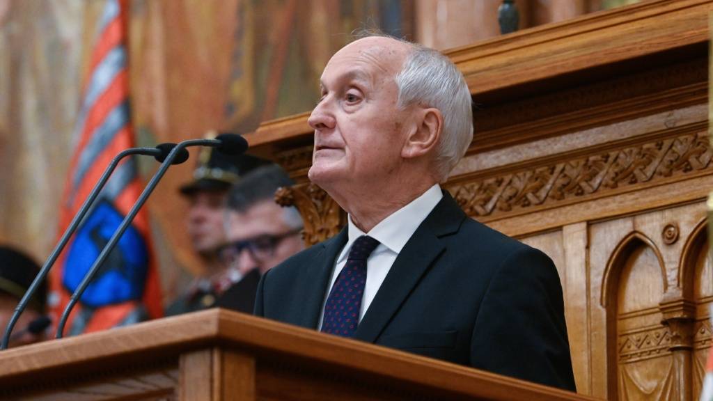 Der neue ungarische Präsident, Andras Baka. Foto: Szilard Koszticsak/MTI/AP/dpa