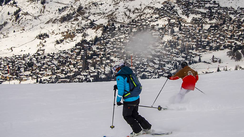 Skitouristen im Skigebiet von Verbier. (Symbolbild)