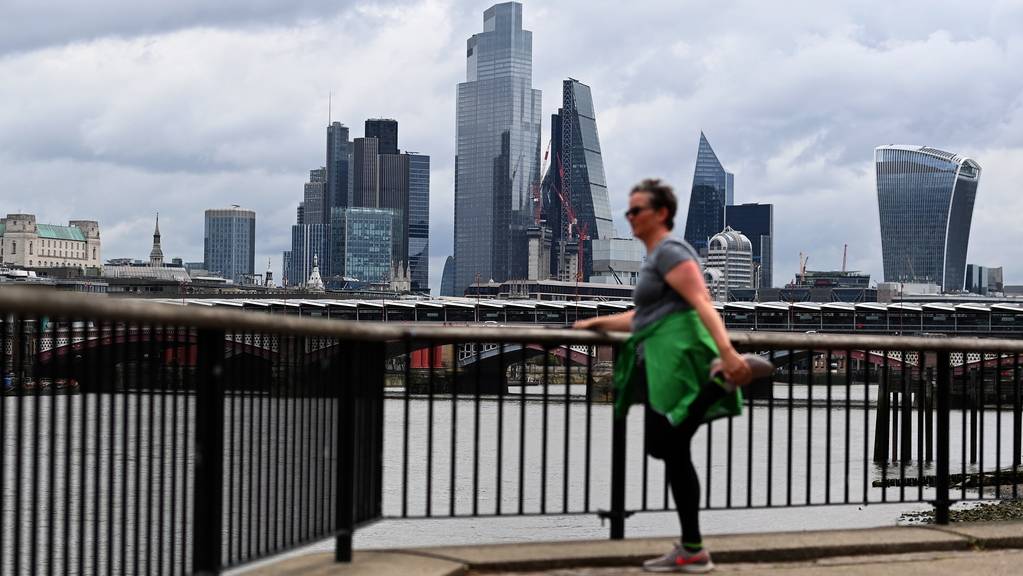 Das Finanzzentrum in London: Die britische Wirtschaft erholt sich schnell.