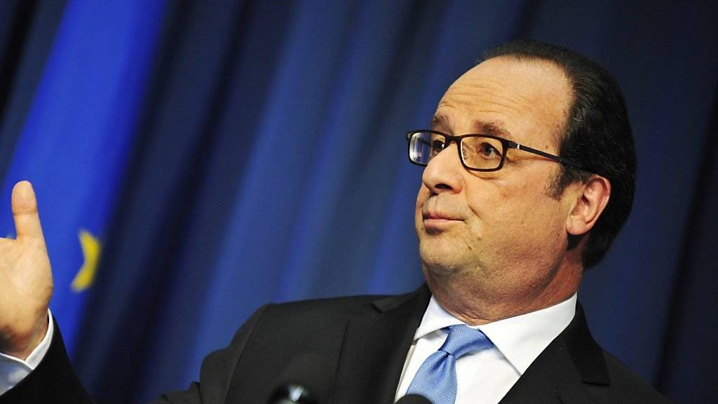 Frankreichs Präsident Hollande hat die Arbeitsmarktreform durch das Parlament gebracht. (Archiv)