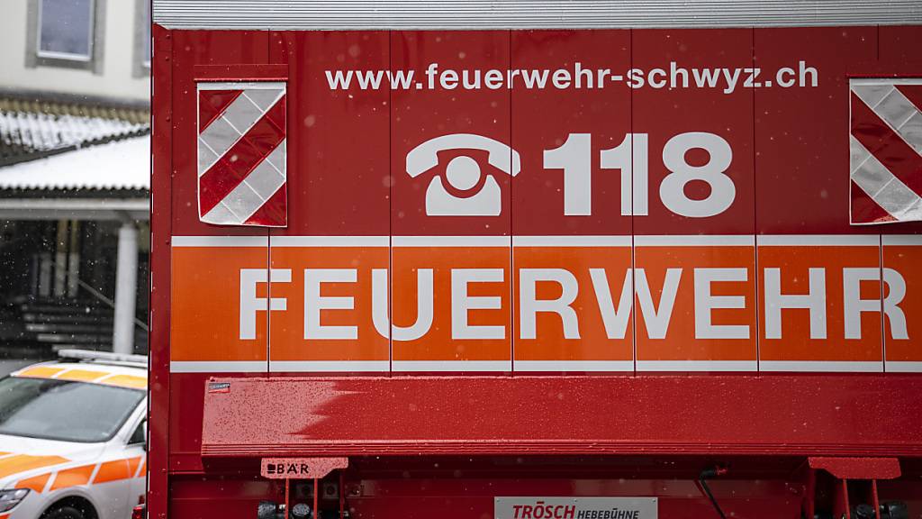 Die Feuerwehr von Schwyz erhält ein neues Lokal. (Archivaufnahme)