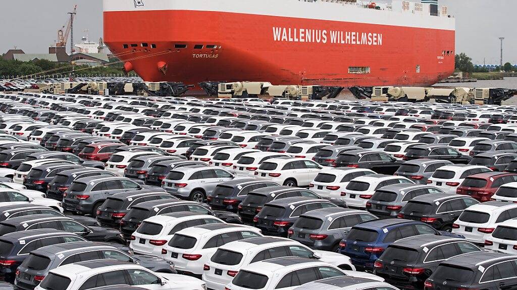 Auto-Exporte aus Deutschland leiden unter Chipmangel (Archivbild)