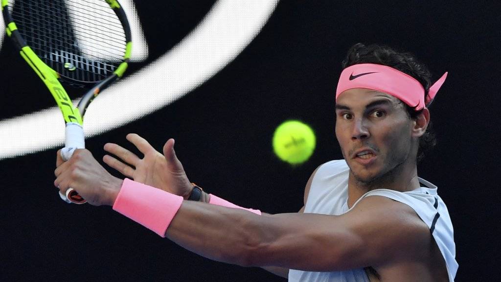 Der Vorjahresfinalist Rafael Nadal gab in Melbourne bislang noch keinen Satz ab.