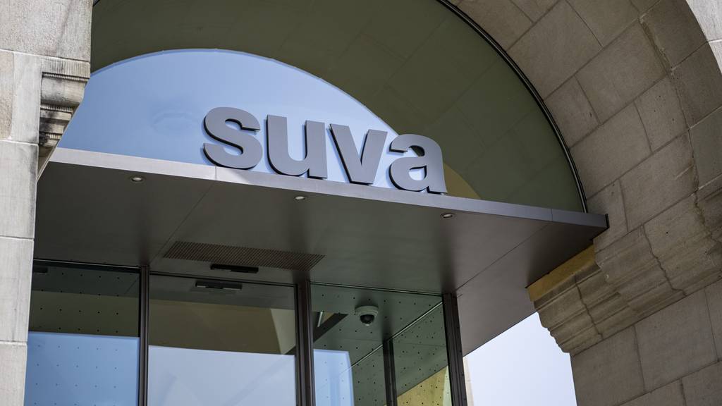 Der Eingangsbereich des SUVA Hauptsitz in Luzern anlaesslich der Bilanzmendienkonferenz am Freitag, 18. Juni 2021.