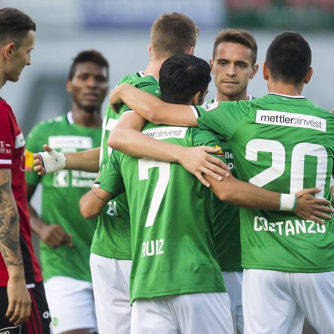 FC St.Gallen schlägt Monthey 4:1