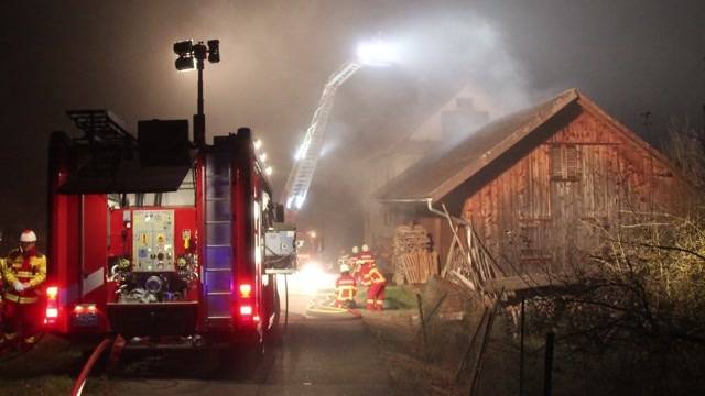 Brandstiftung in Hermetschwil-Staffeln