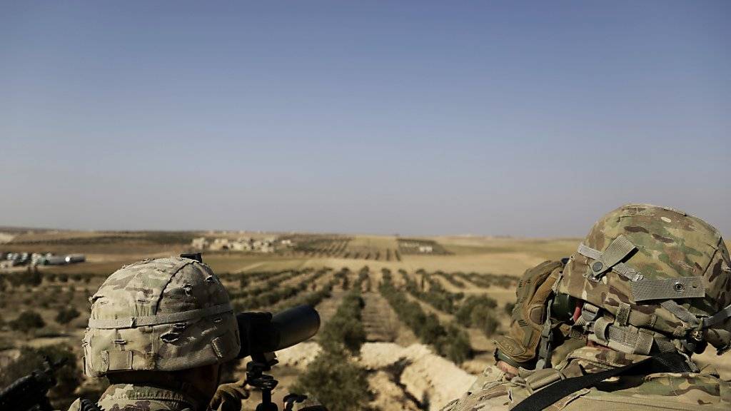 US-Soldaten im Einsatz in Syrien. (Archiv)