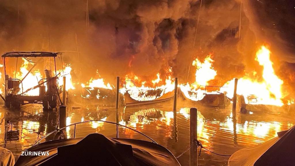 Brand im Lachner Segelhafen hinterlässt Schaden in Millionenhöhe