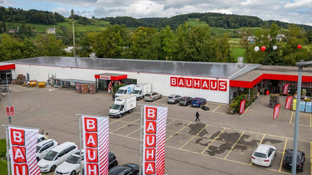 Die deutsche Baumarktkette Bauhaus wächst in der Schweiz. Neu gibt es eine Filiale in Pfungen bei Winterthur.(Vom Unternehmen)