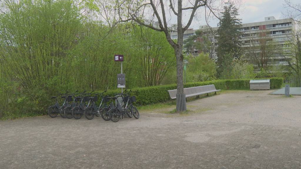 Velovermietungsstation im Fahrverbot