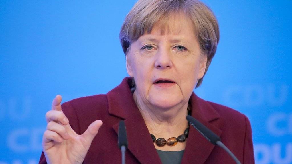 Die CDU will härter gegen kriminelle Asylbewerber vorgehen: Nach einer Klausur ihrer Partei erklärt die CDU-Vorsitzende und deutsche Kanzlerin Angela Merkel die Beschlüsse.