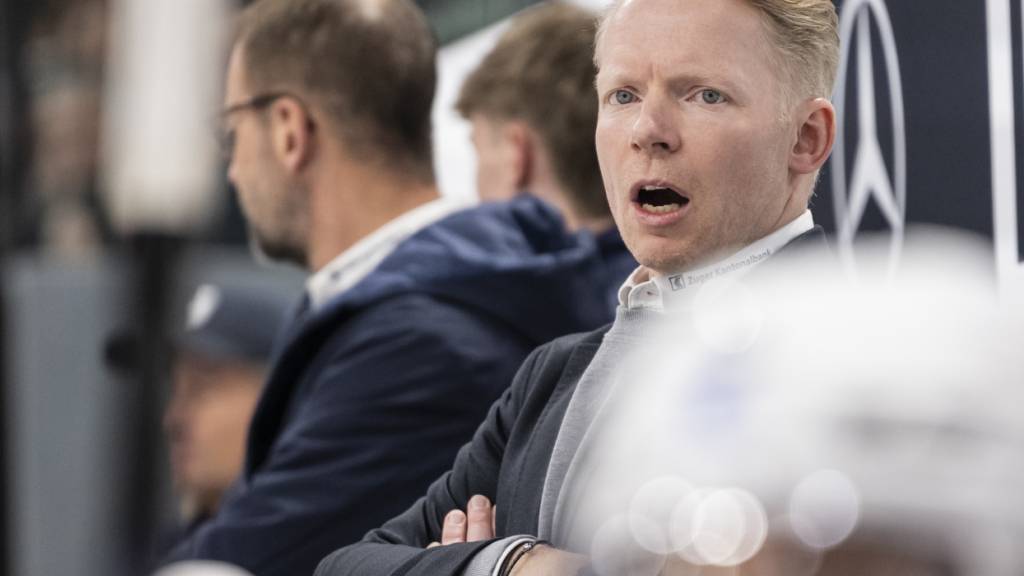 Headcoach Michael Liniger kann mit dem EV Zug nicht mehr gewinnen