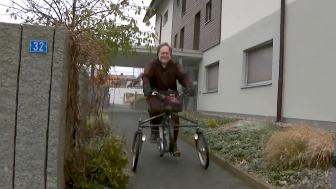 «Bin richtig happy» – Bruno Steinger hat sein geliebtes Dreirad wieder