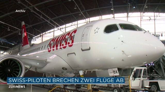 Swiss-Flieger mussten Reise abbrechen