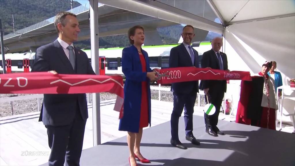 Ceneri-Basistunnel feierlich eröffnet