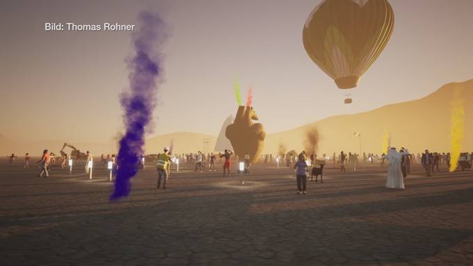 Ein Herz aus der Ostschweiz für das Burning-Man-Festival