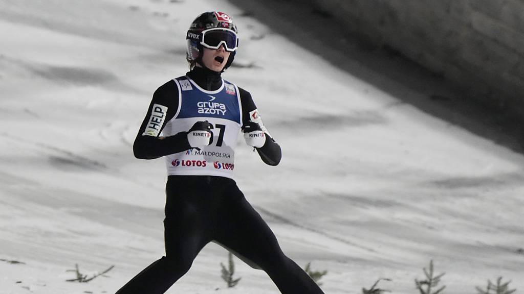 Der Norweger Marius Lindvik ist Weltmeister im Skifliegen