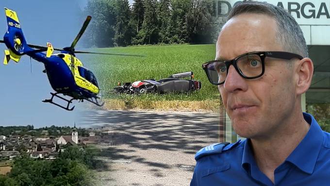 Schwere Kollision mit Auto: Töfffahrer mit Helikopter ins Spital geflogen