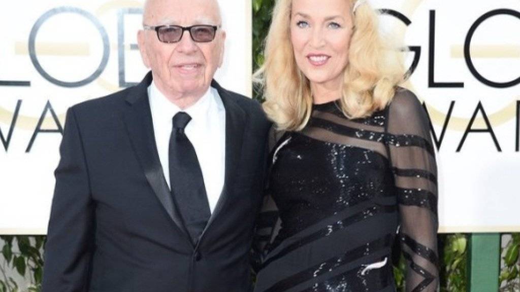 Rupert Murdoch (84) und Jerry Hall (59) turtelten erneut in der Öffentlichkeit.