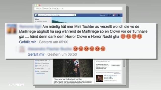 Horror-Clowns erreichen Zürich