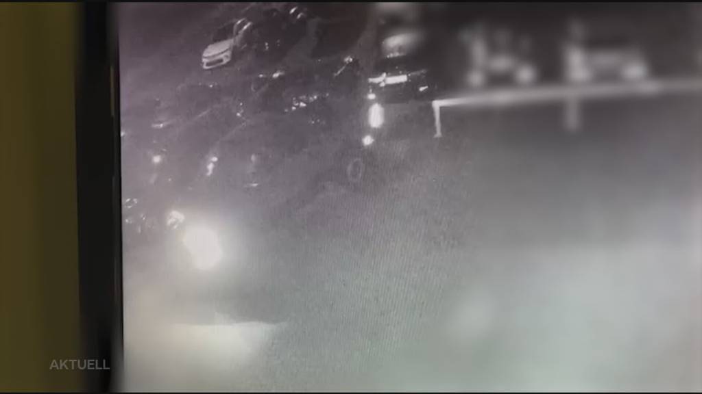 Kamera-Aufnahmen: Bei Autogarage in Kaisten klauen Unbekannte einen amerikanischen Pick-Up